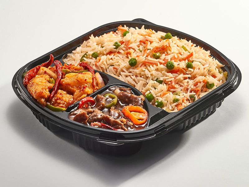 Chicken Kung Puo And Beef Spicy