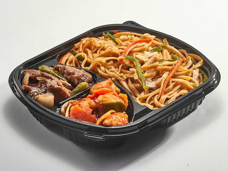 Chicken Sezshuan And Beef Black Pepper