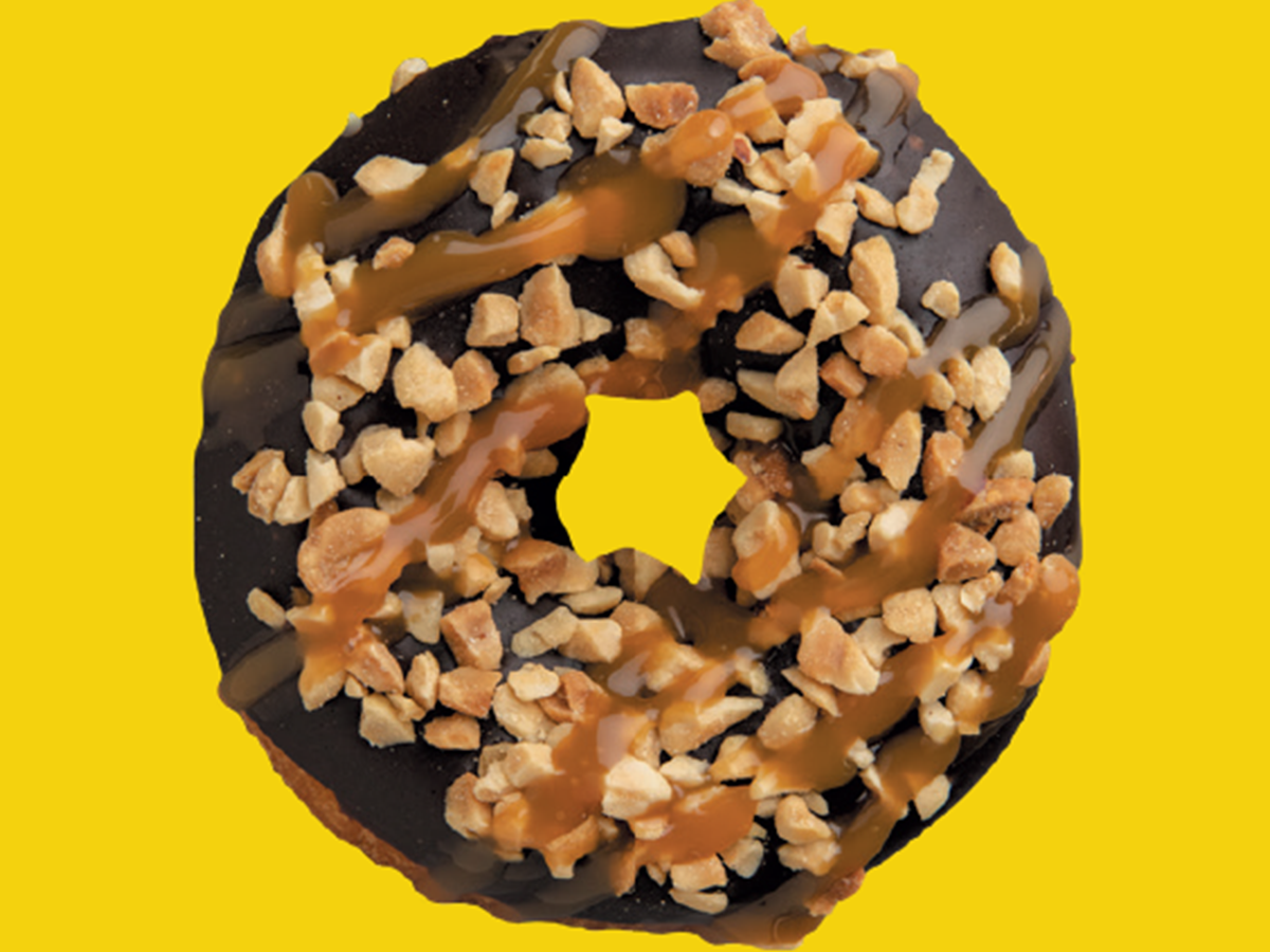 Chocolate Caramel Crunch Donut