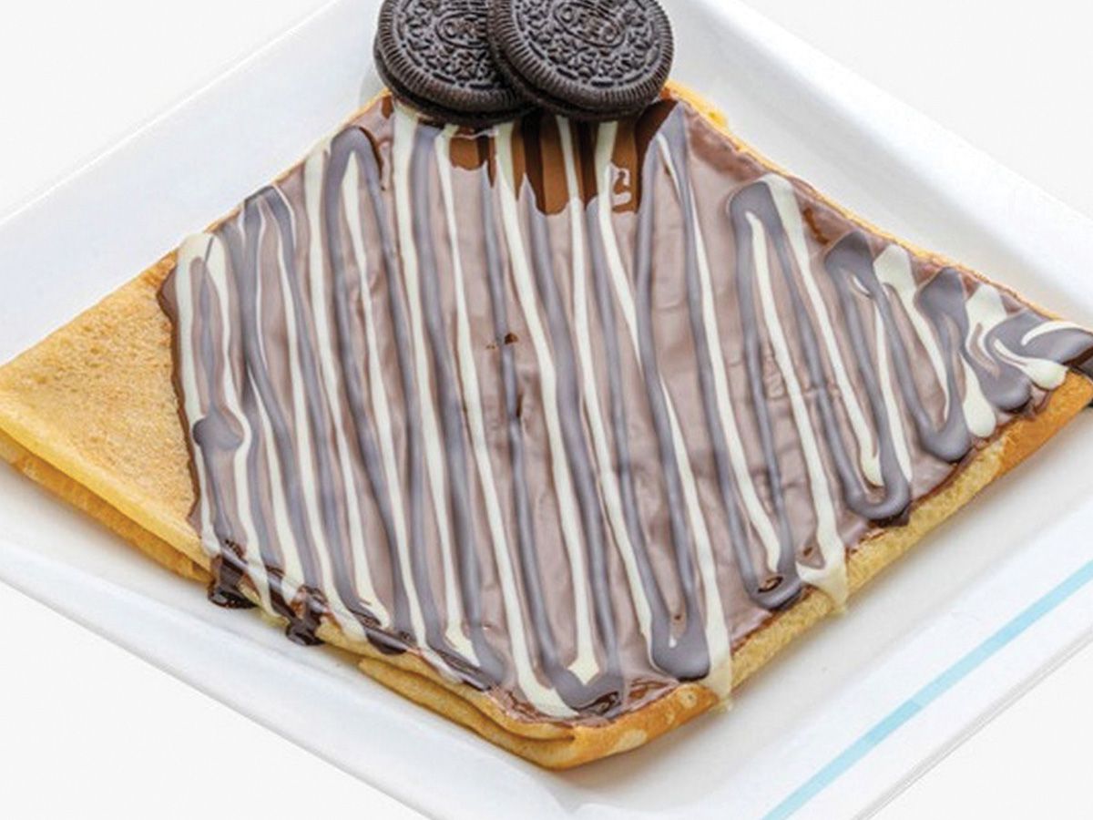 Chocolate Crepe + Oreo