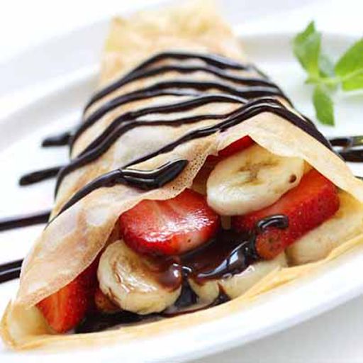 Chocolate Fruit Crepe