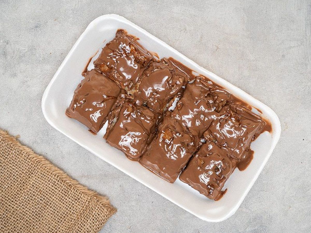 Sweet chocolate pie