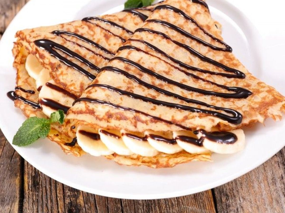 Chocolate Crepe + Banana