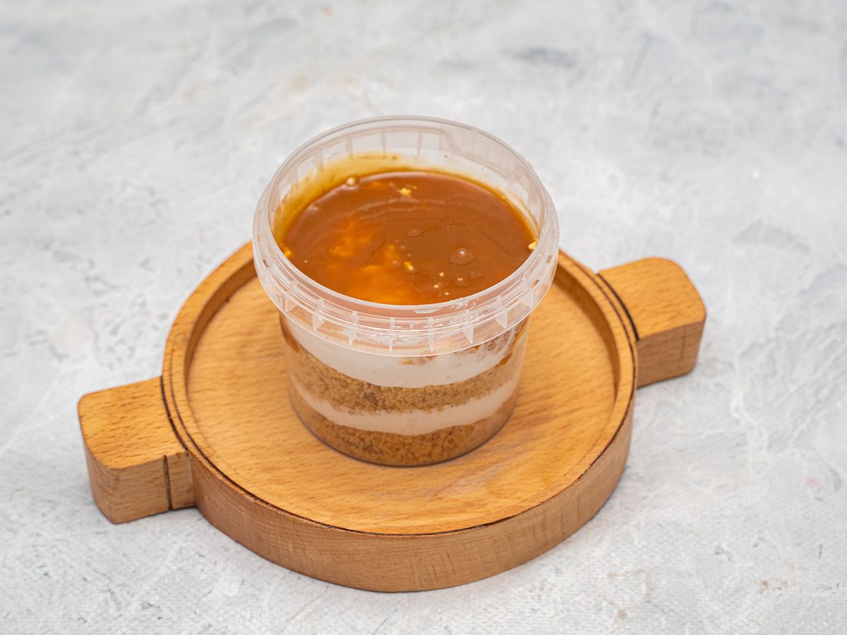 Caramel Cheese Cake Jar