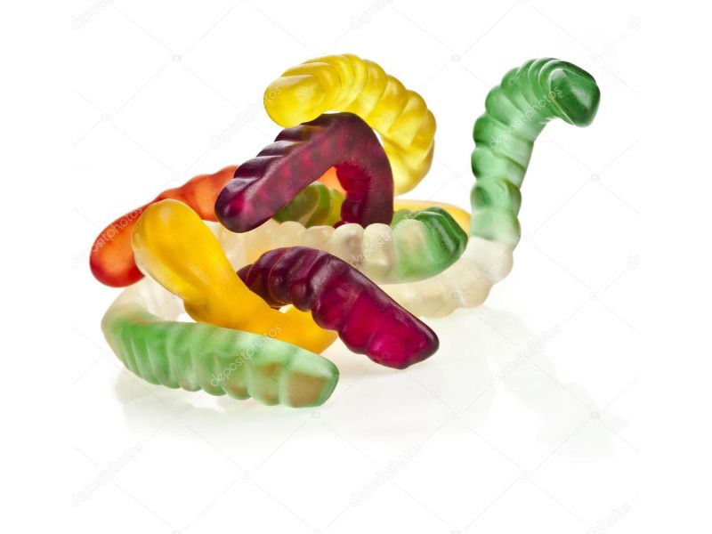 Colored Jelly Worms