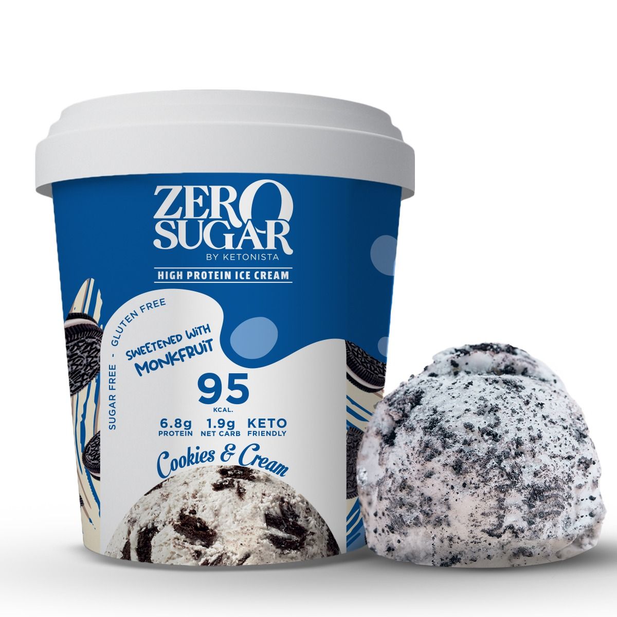 Zero Sugar Cookies & Cream Ice Cream