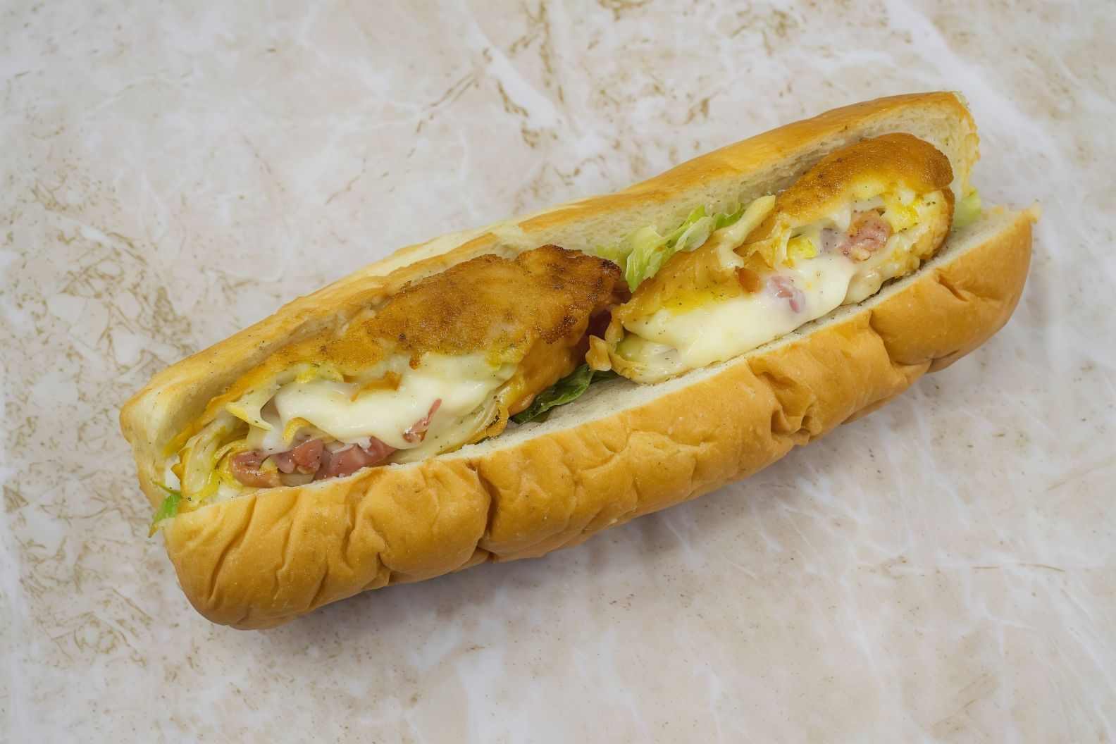 Chicken Cordon Bleu Sandwich