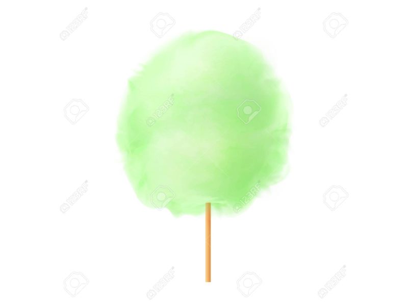 Cotton Candy Apple