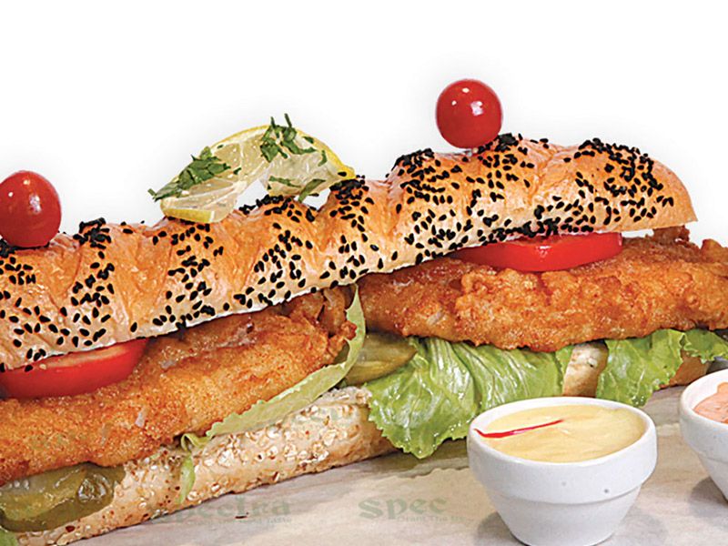 Country Fried Fish Fillet Sandwich