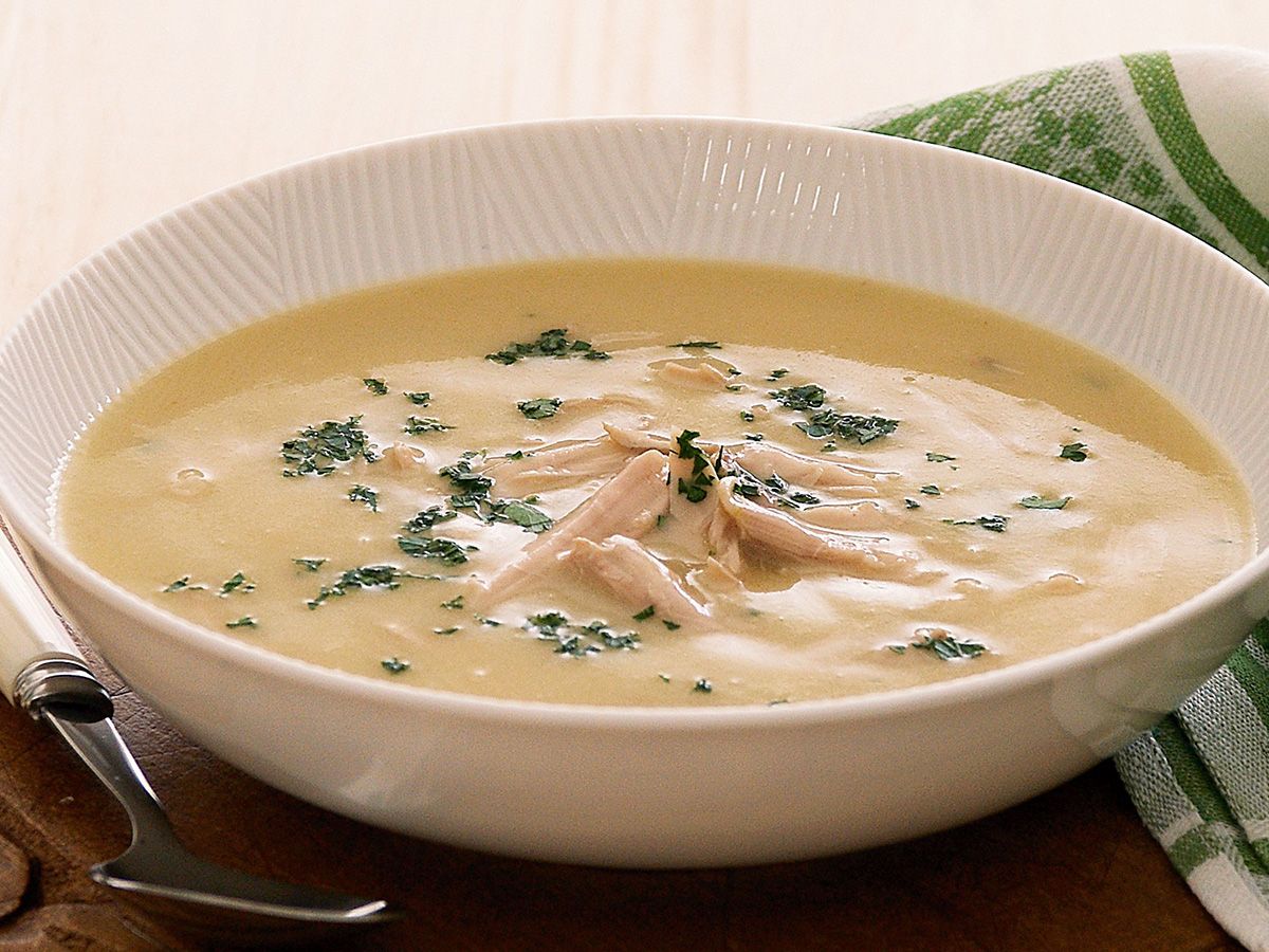 Creamy chicken soup