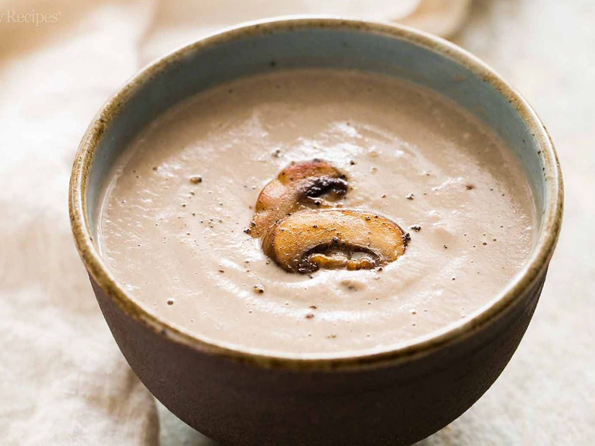 Creamy mushroom soup