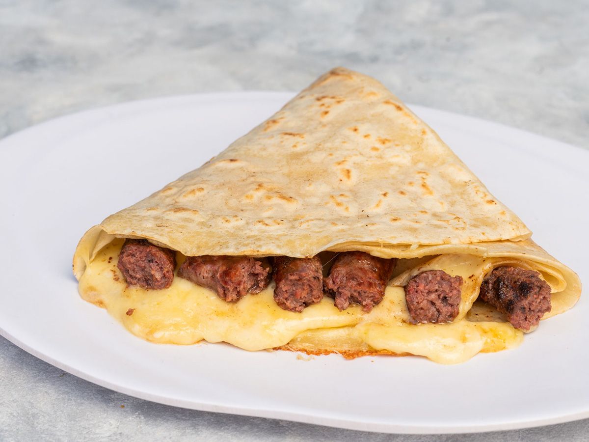 Minced Sausage Crepe