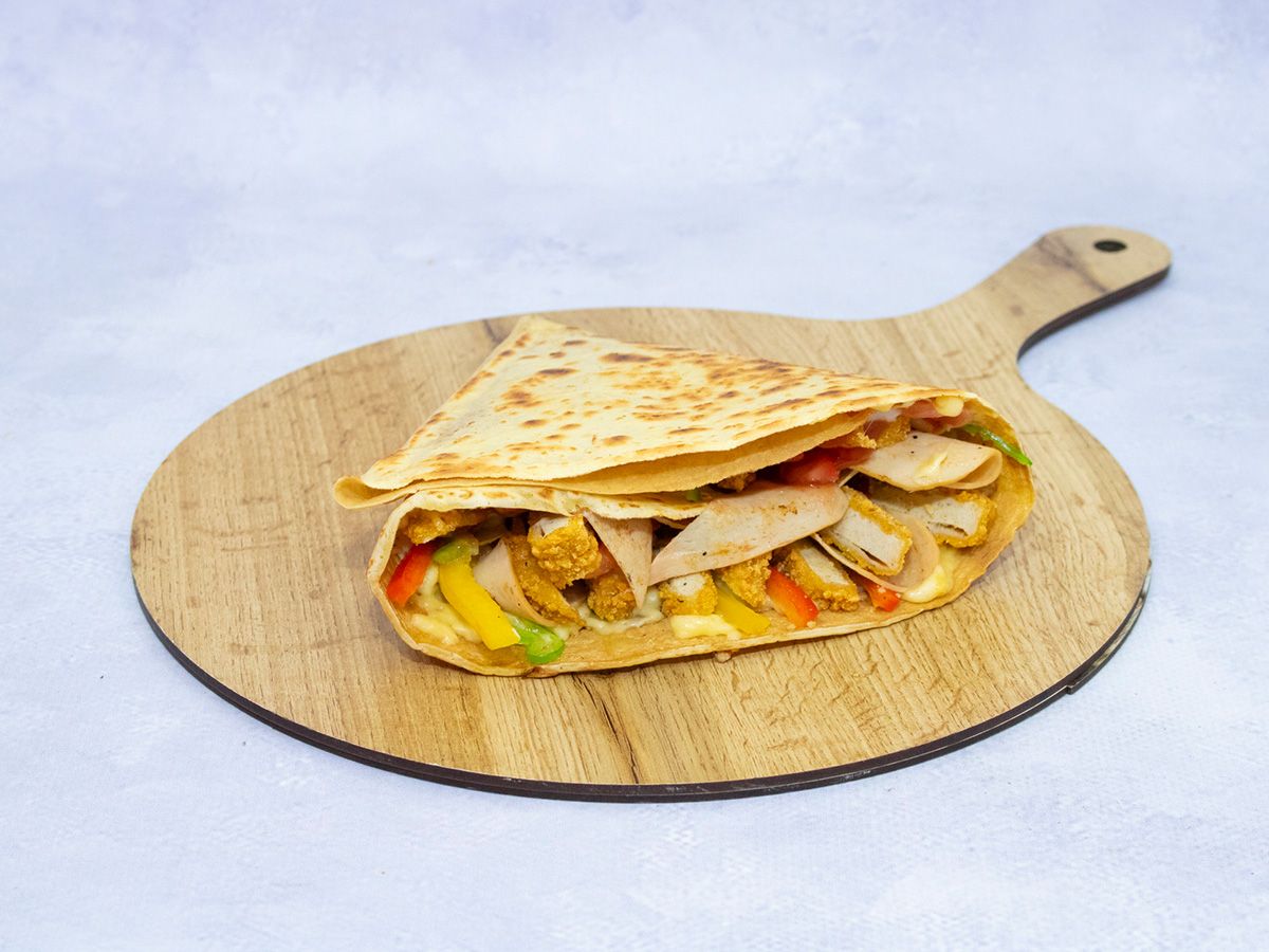 Crispy And Smoked Turkey Crepe