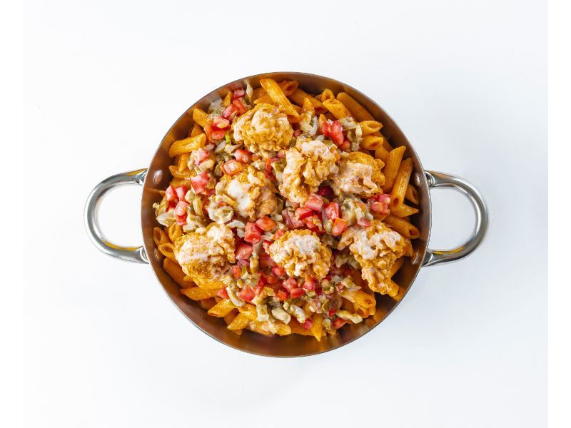 Crispy Chicken Ranch Red Sauce Pasta Medium Spicy