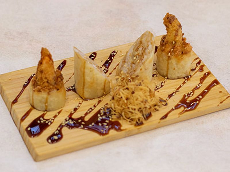 Crunchy Salmon Or Shrimp