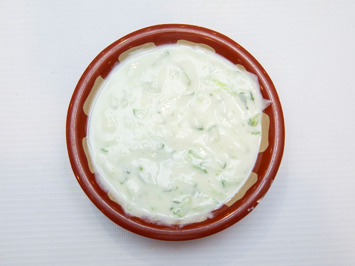 Cucumber yogurt salad