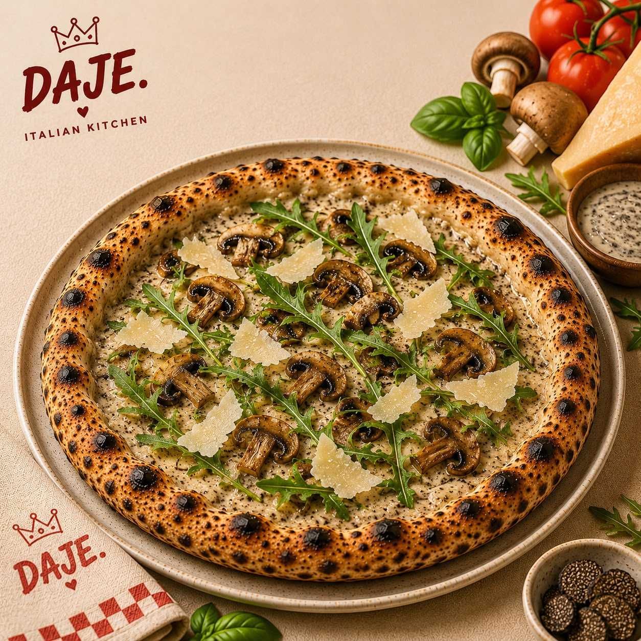 Pizza Funghi Tartufu