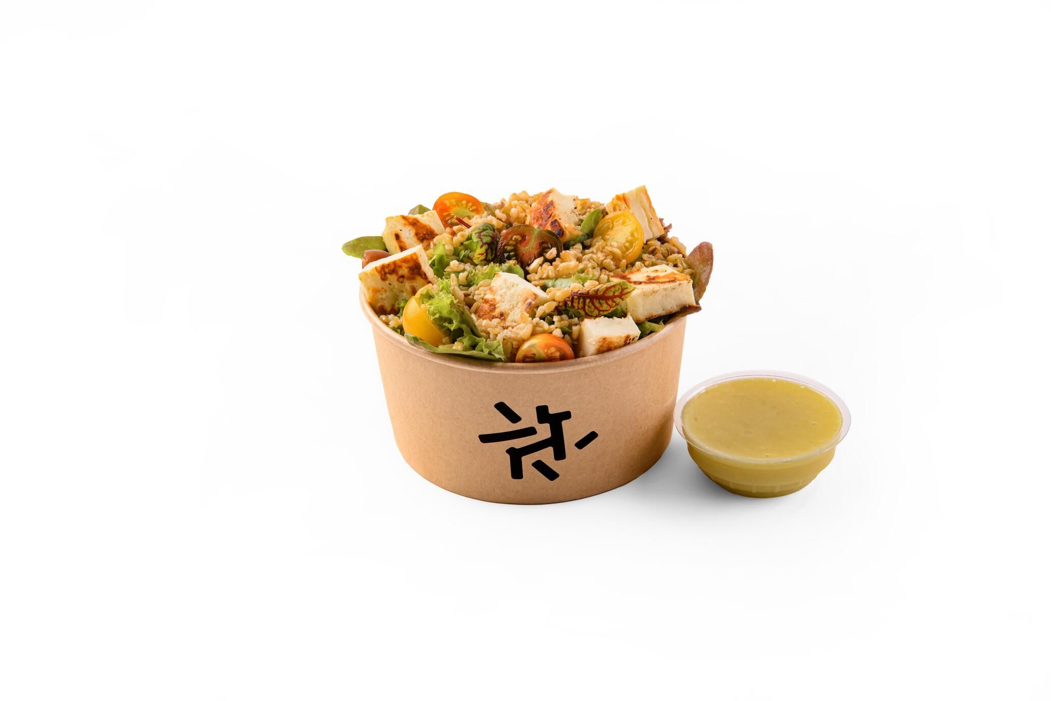 Halloumi Freekeh Salad