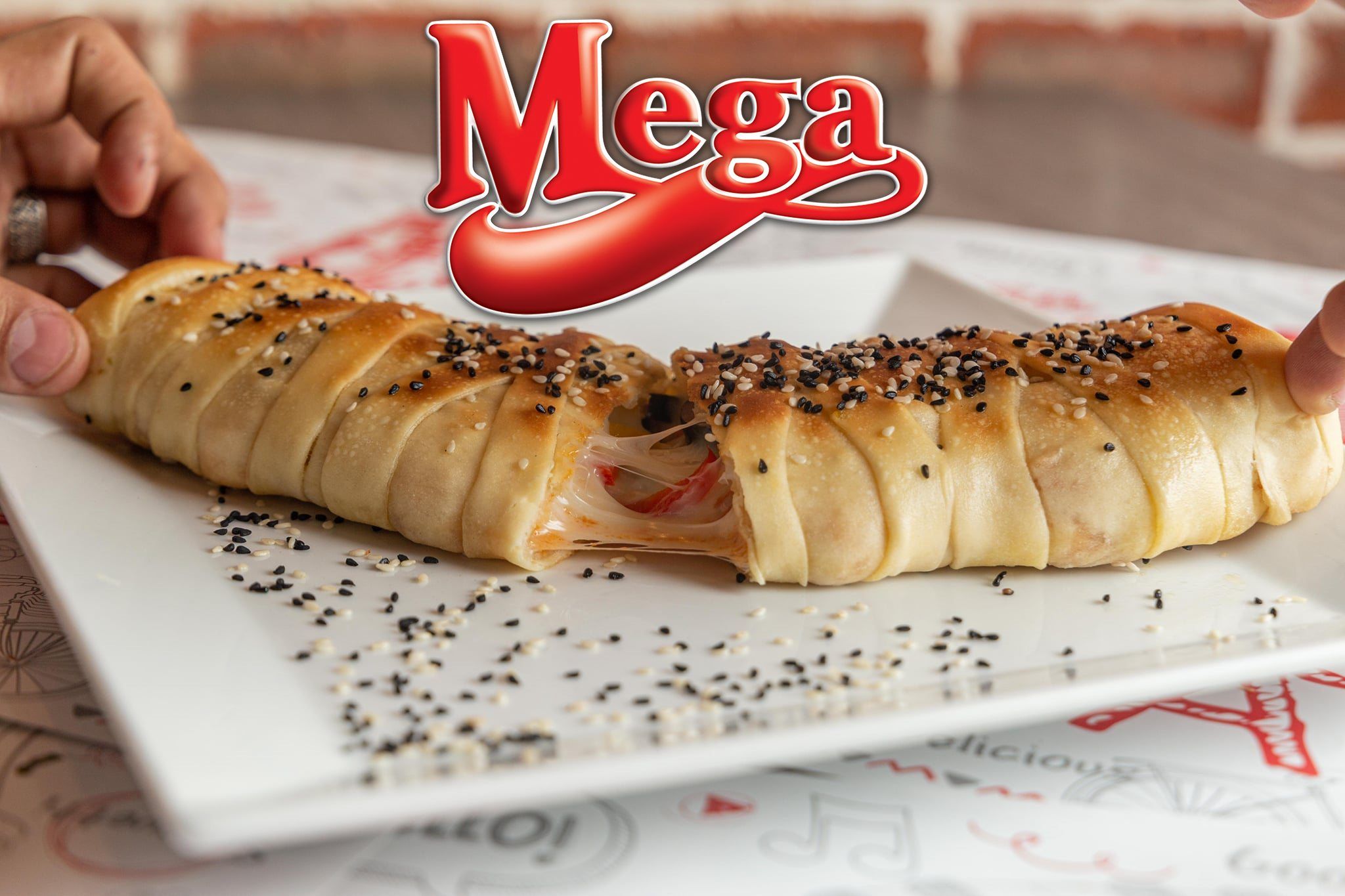 Vegetable stromboli