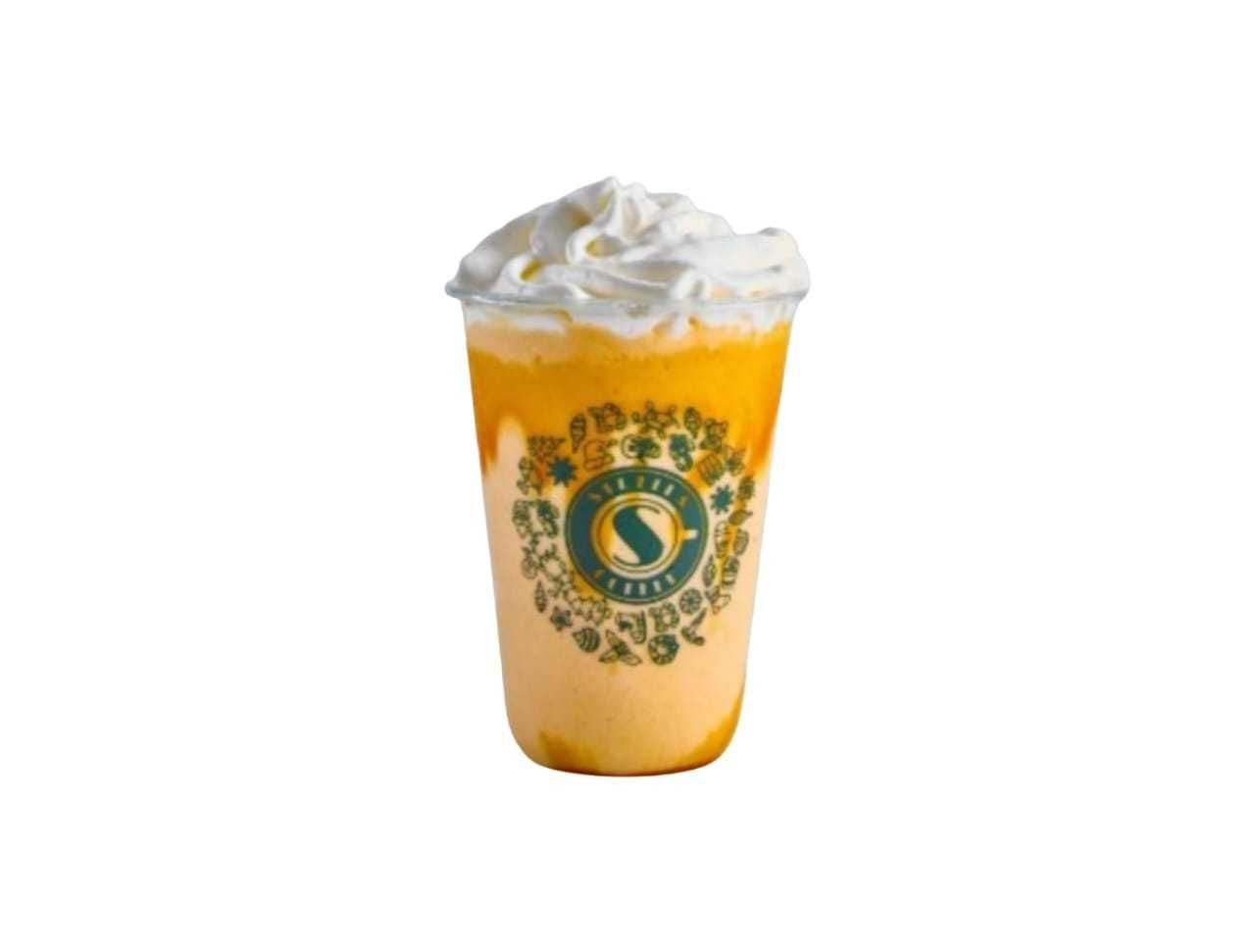 Non-Coffee Caramel Cream Frappe
