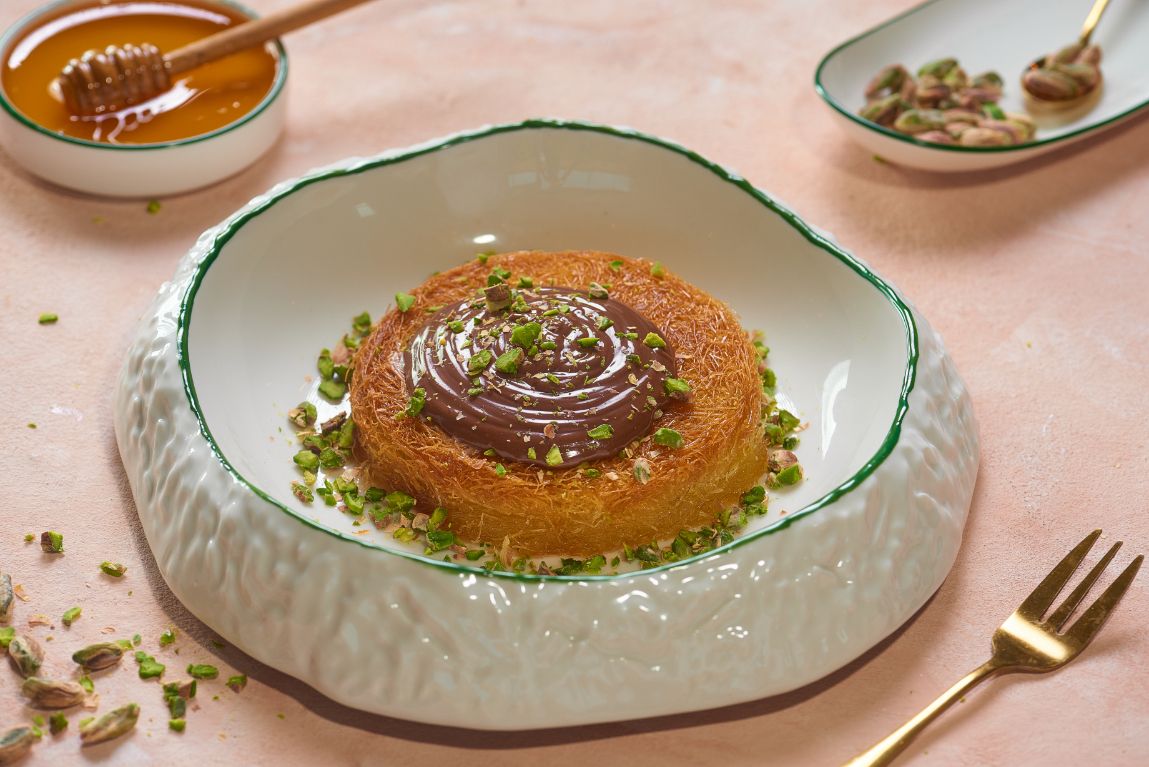 Kunafa with Nutella