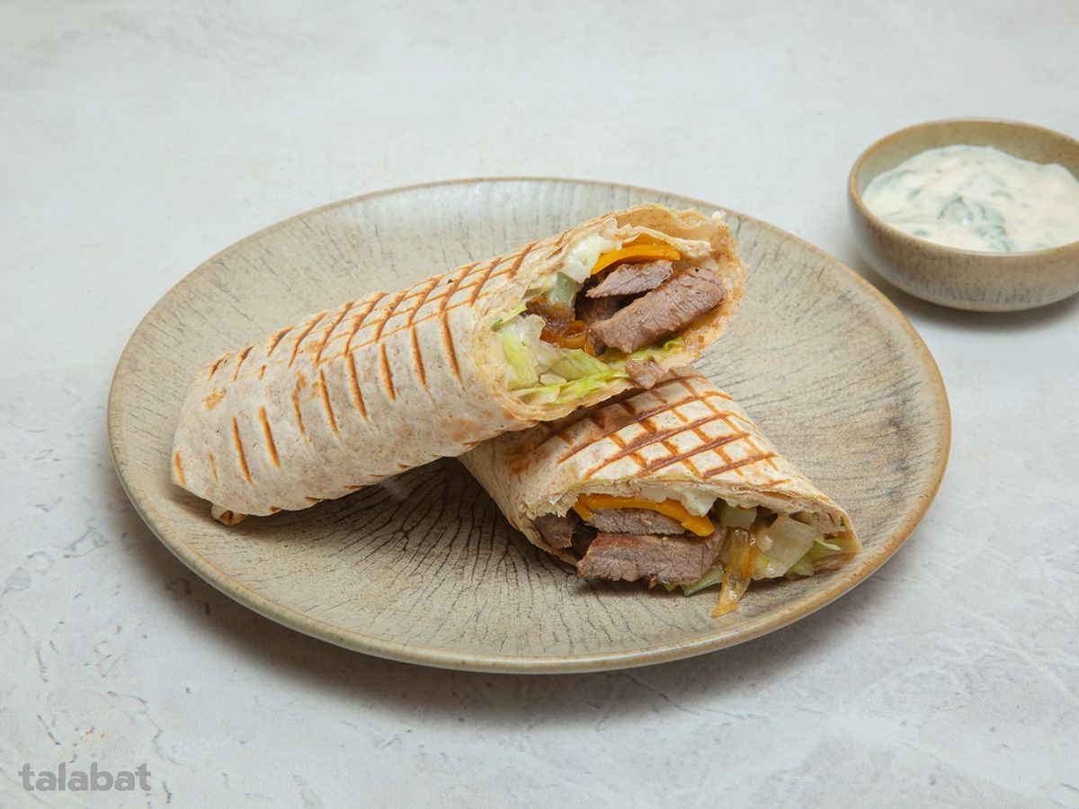 Mushroom Steak Melt Wrap