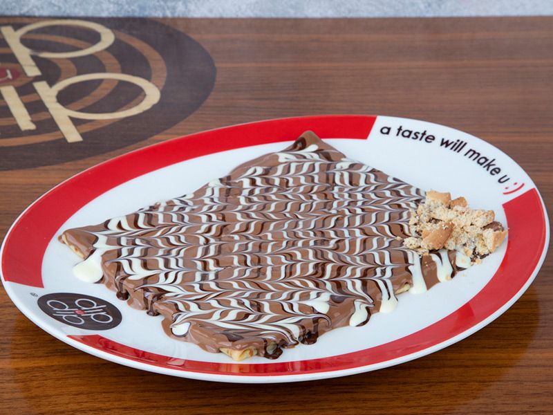 Chocolate With Banana Crepe