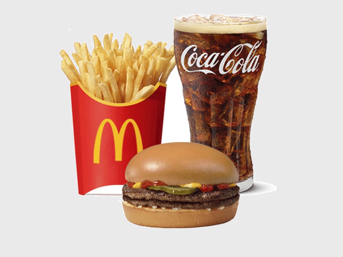 Double Hamburger Large Meal