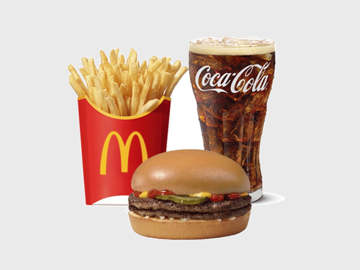 Double Hamburger Medium Meal