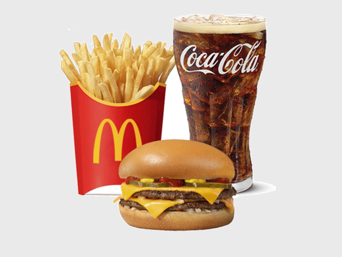Double Cheeseburger Large Meal