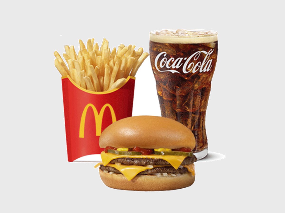 Double Cheeseburger Medium Meal