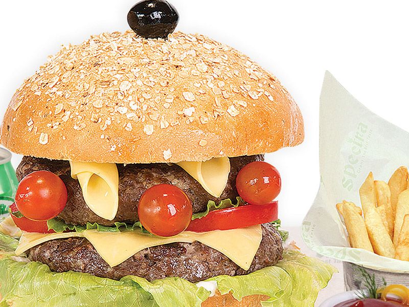 Double Burger With Cheese Sandwich 1