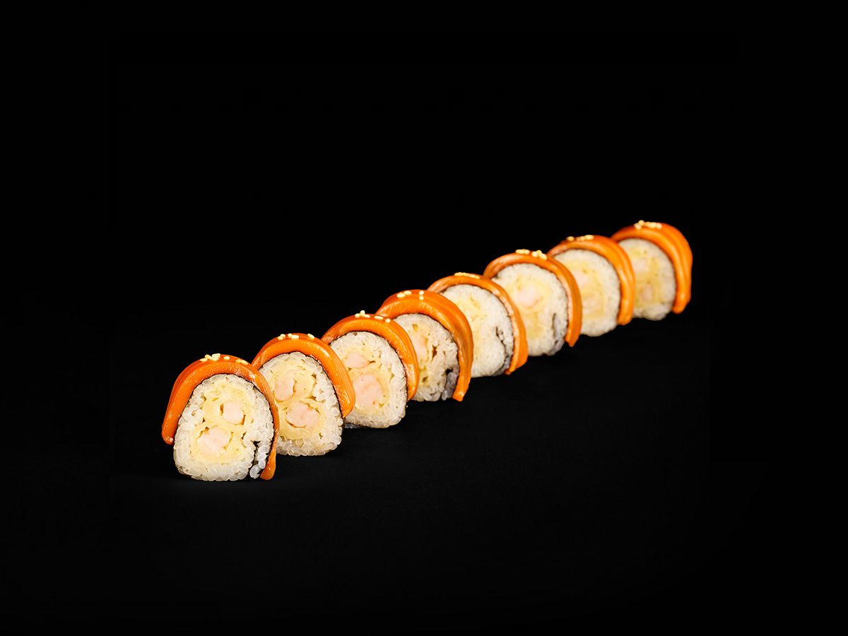 Dynamite Salmon Shrimp Tempura Roll 8 pcs