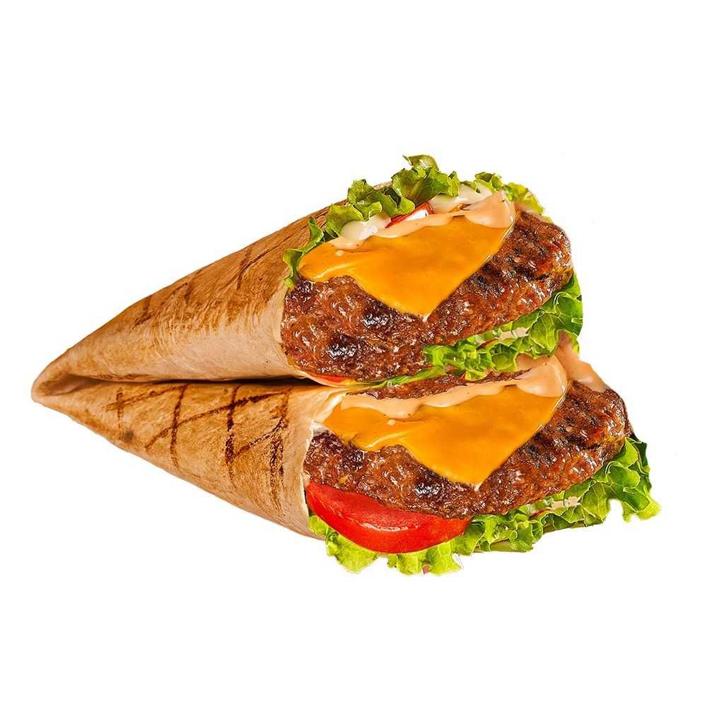 Double wrap burger