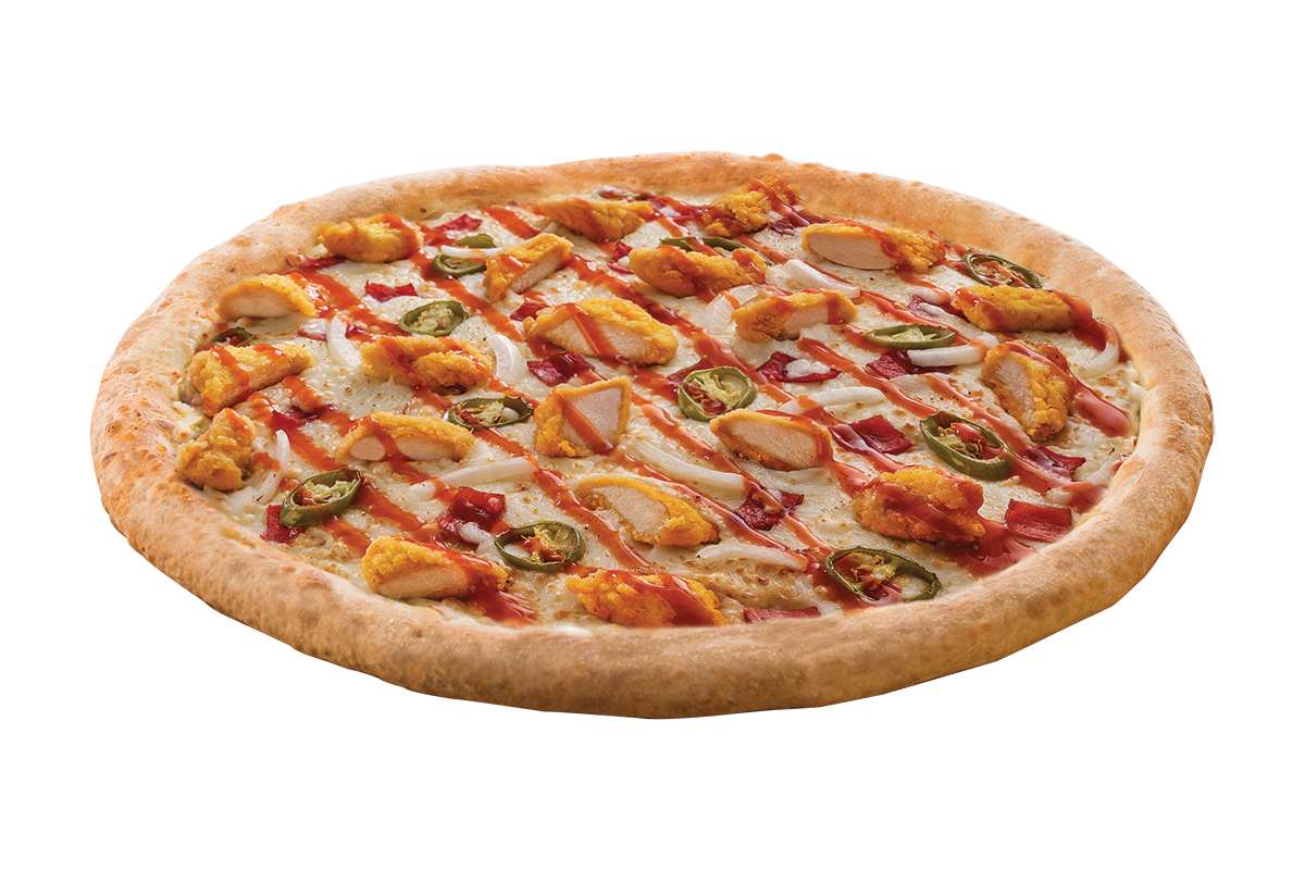 Bacon & Spicy Buffalo Chicken Poppers Pizza