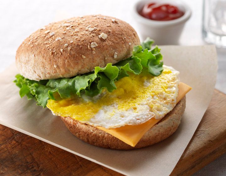 French Egg Burger Sandwich