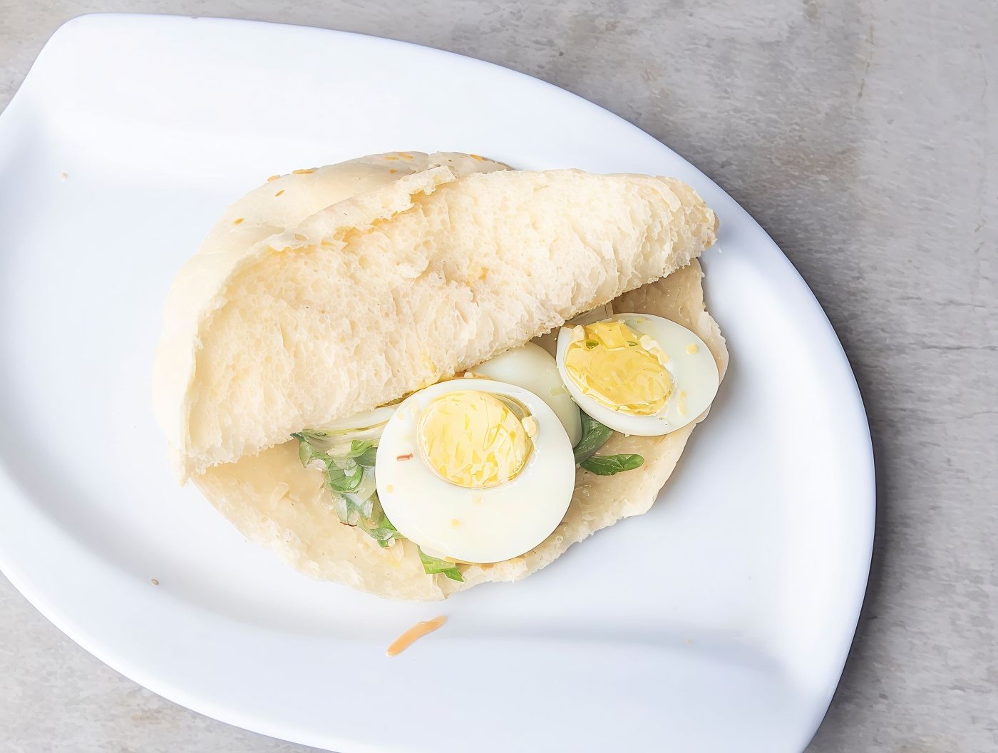 Egg Ghanoush Sandwich