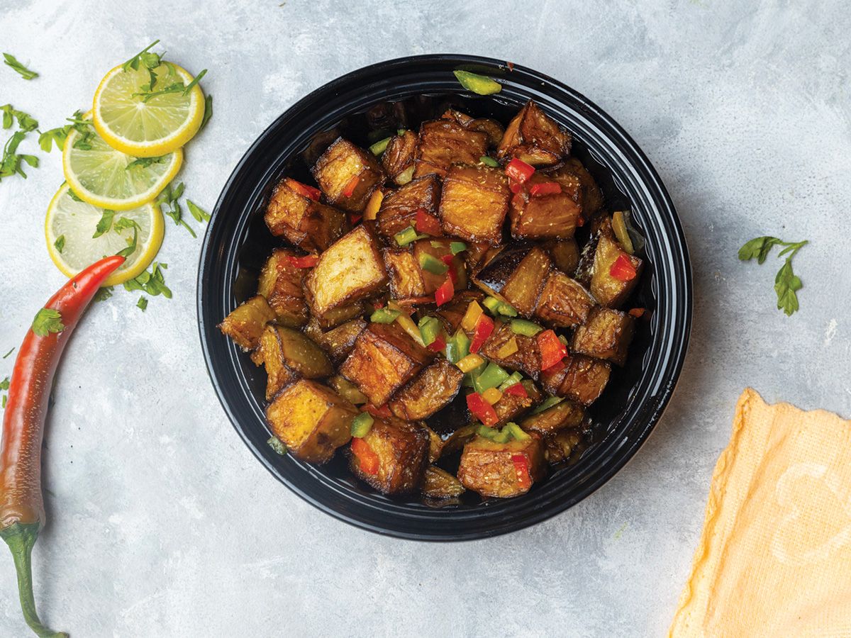Eggplant With Da'aa Box