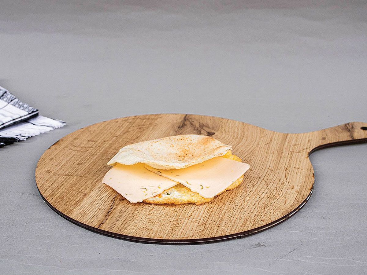 Eggs On Cheese Sandwich