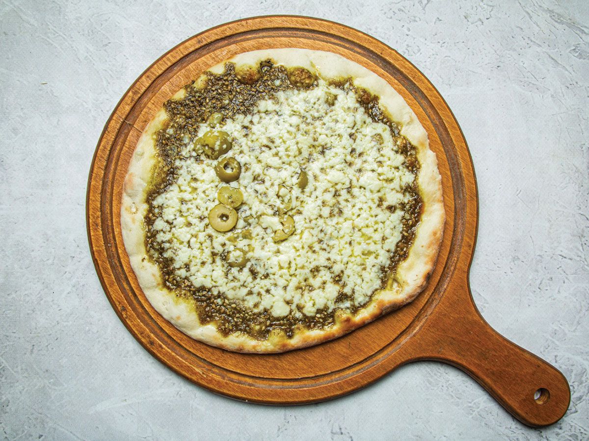 Thyme With Akawi Cheese Manoucheh