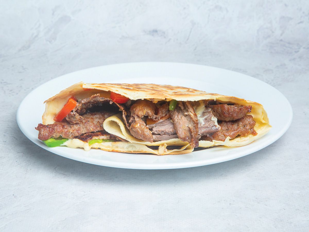 Saroukh mix meat crepe