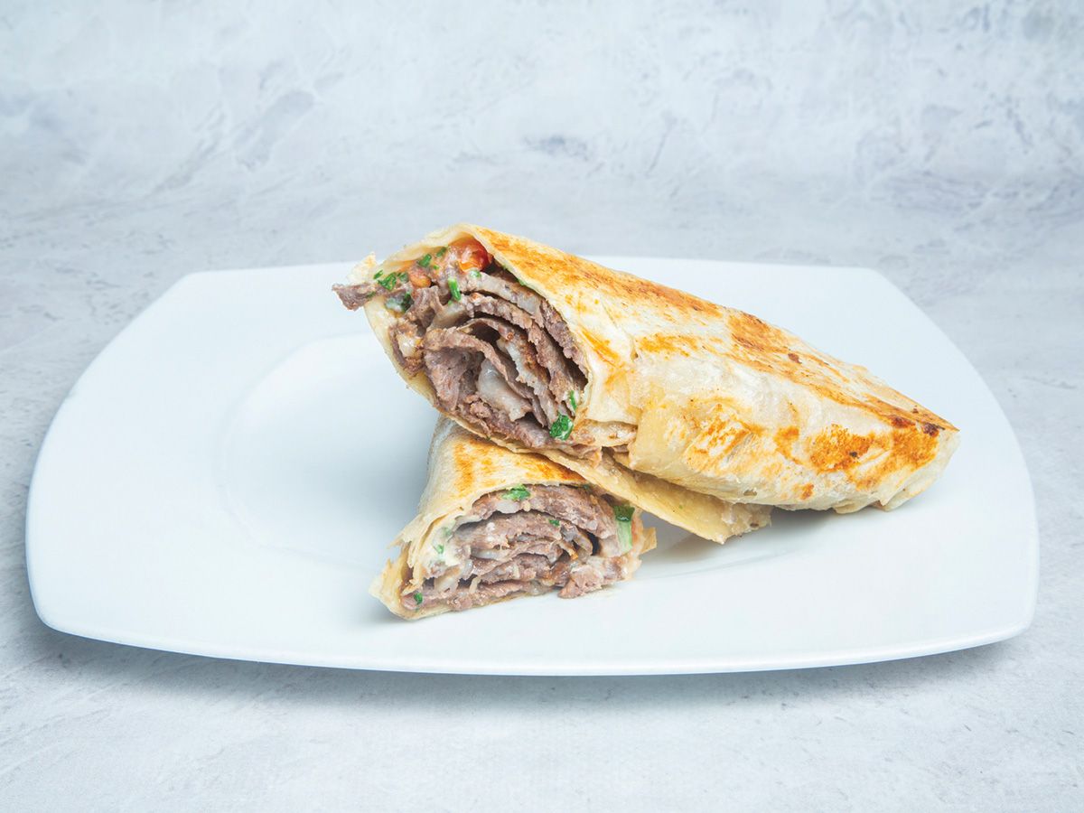 Super Syrian Meat Shawarma sandwich