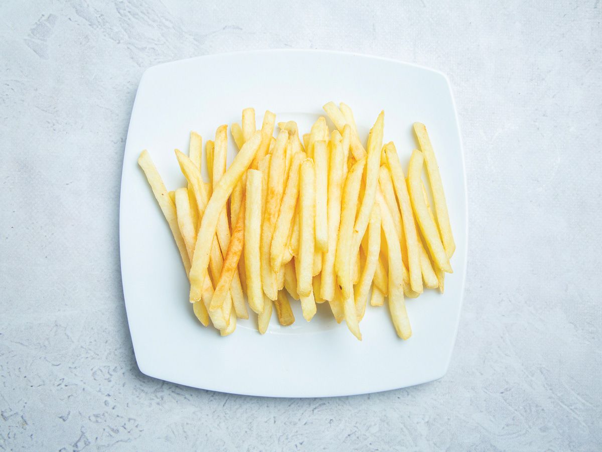 Pomme frites potato packet