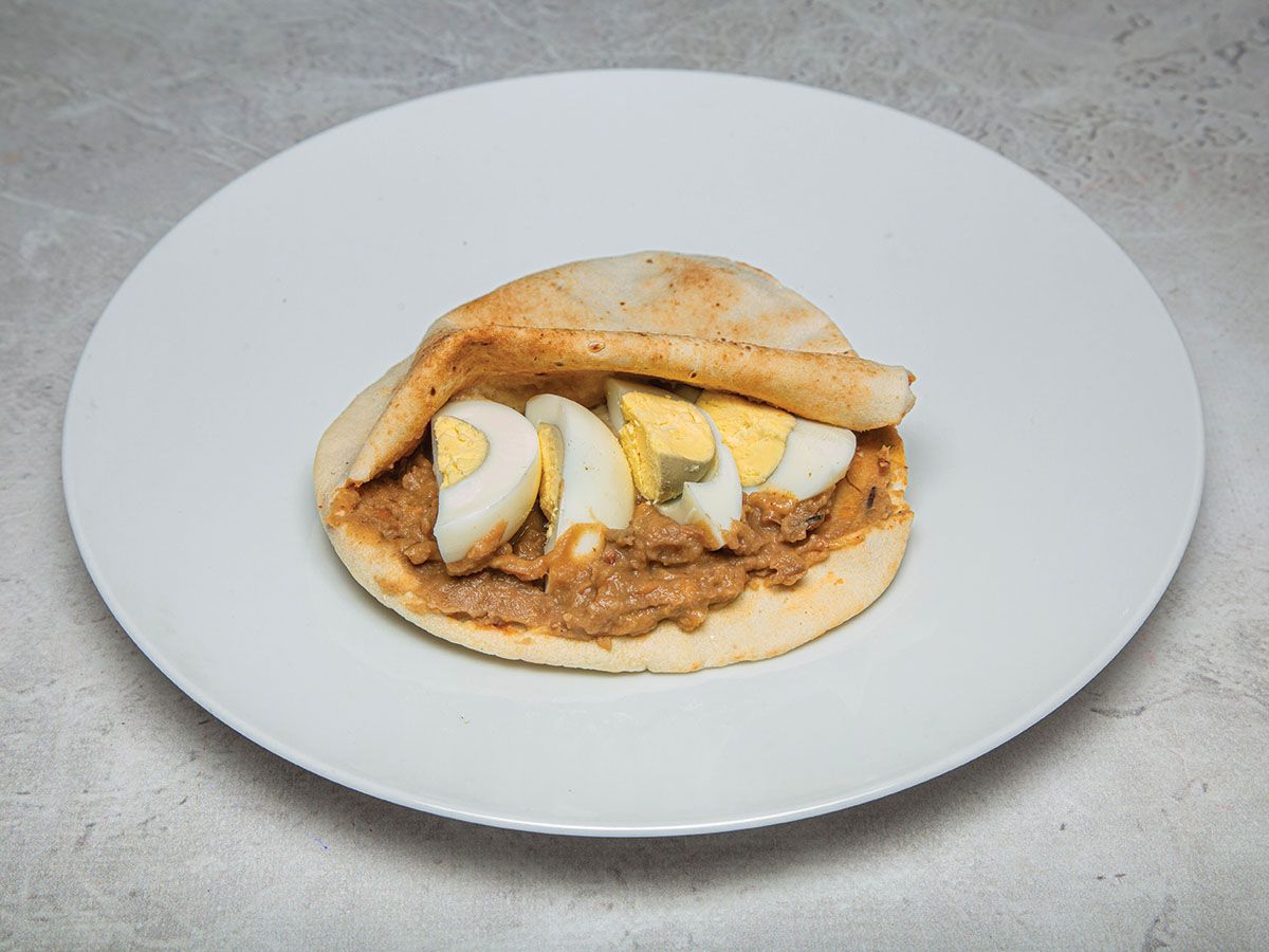Foul and Egg Sandwich