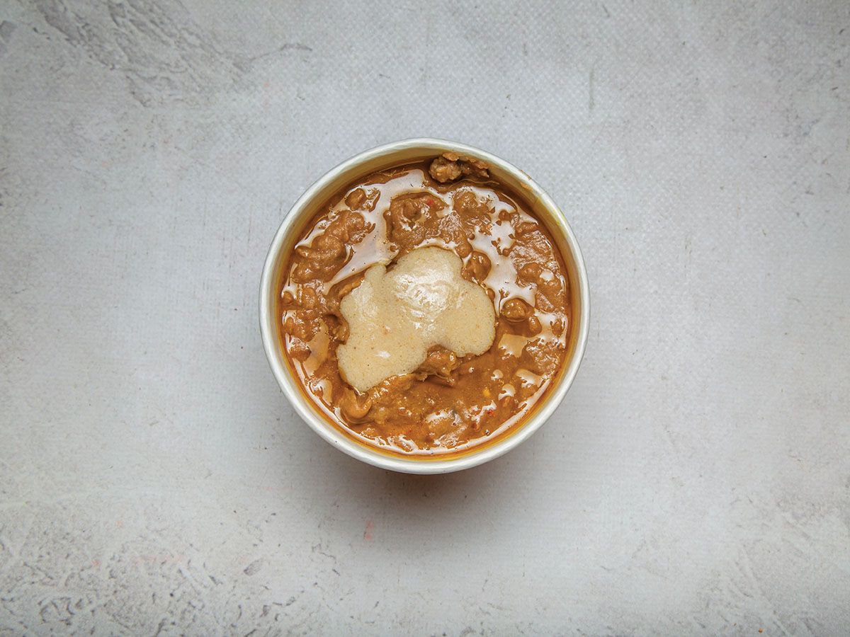 Can of Spiced Fava Beans with Hot Oil