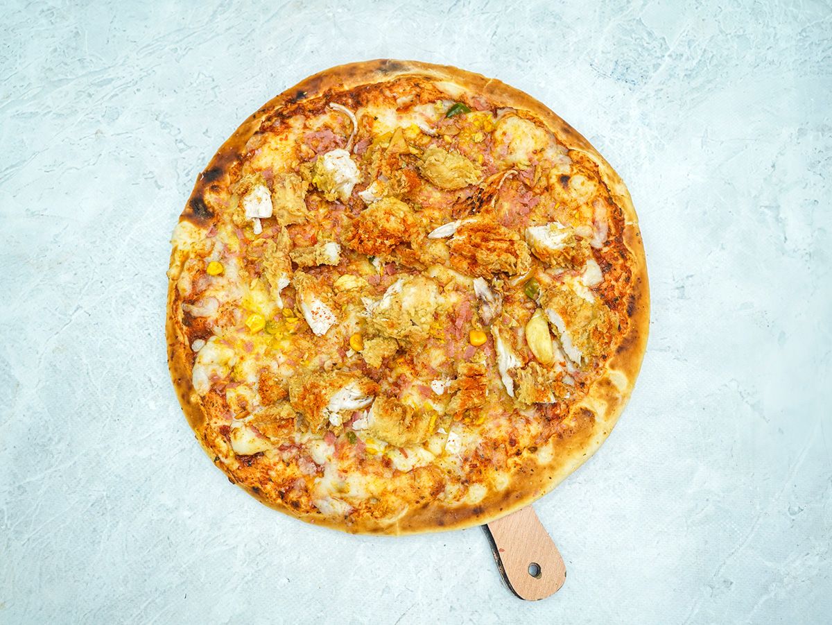 Crispy pizza