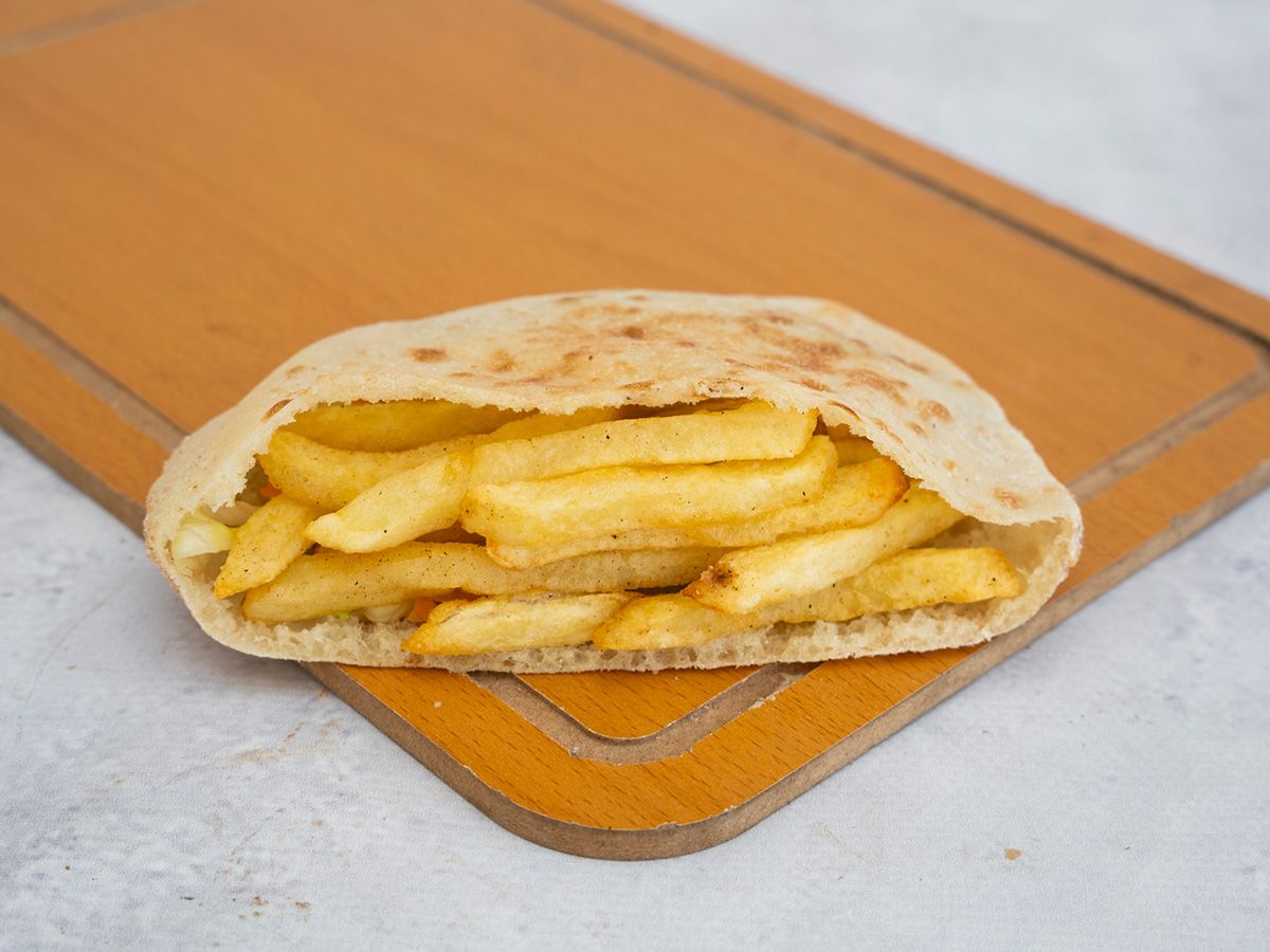 French fries sandwich
