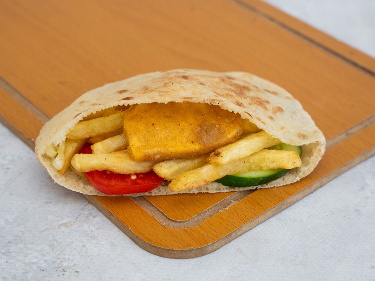 Fries and Cheese Mix Sandwich