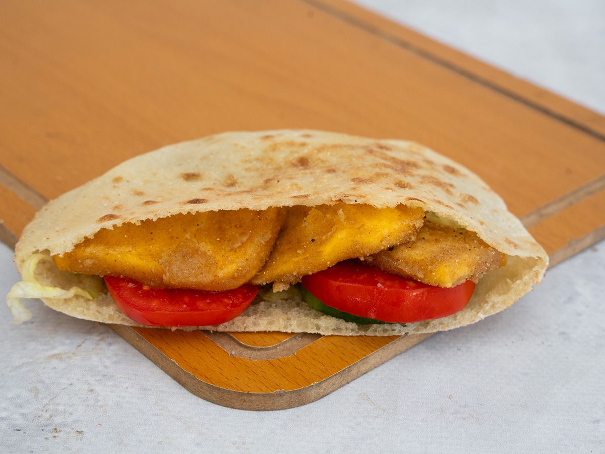 Fried cheese sandwich