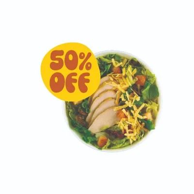 Chicken Caesar Salad - Late Bite Salad Deals